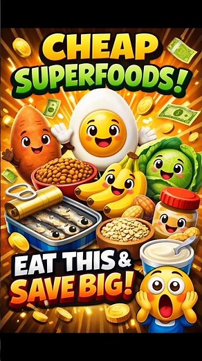 Top 10 Cheapest Superfoods You Need to Eat! #healthtips #budgetmeals #nutrition