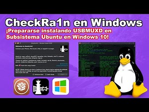 CHECKRA1N EN WINDOWS 2020 USBMUXD LINUX UBUNTU