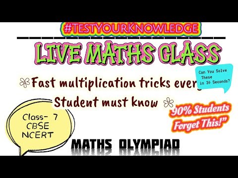 Fast Multiplication Tricks Every Student Must Know | Mind-Blowing Number Patterns & Shortcut Maths
