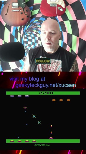 Atari 2600 gameplay clip