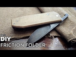 DIY friction folder knife