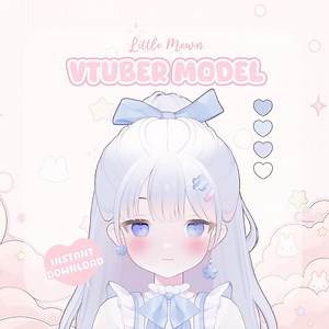 Vtuber Model Cloud | Vtube Studio - Etsy UK