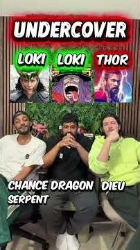 Jeu undercover imposteur animé manga MCU et one piece Thor vs Loki #onepiece #mcu #anime #manga