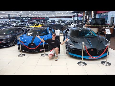 8 BUGATTI'S in one Showroom! VIP MOTORS DUBAI