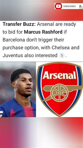 Arsenal Ready to Move for Rashford if Barcelona Deal Falls Through 🔴⚡🏹 #arsenal #rashford #transfer