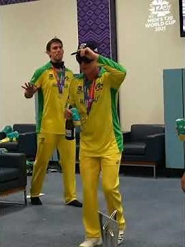 Australian team celebration after winning t20 worldcup 🔥🔥🤯