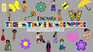 Encanto Sticker Bundle: Cartoon Designs (PNG, SVG, PDF) (digital Download) - Etsy