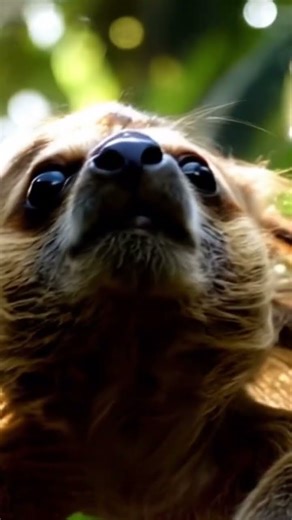 Not A Monkey, But Still Cute. A Three-Toed Sloth in Stunning 4K 🦥✨