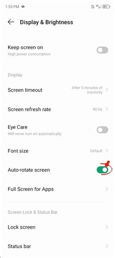 :📱 Phone Me Auto Rotate Screen Kaise Off Kare | Android Auto Rotate Setting 🔥