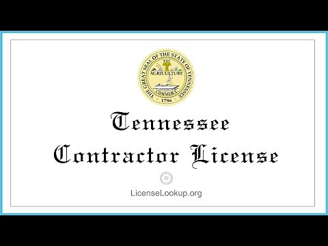 Tennessee Contractor License - What You need to get started #license #Tennessee
