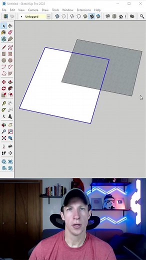 How to stop flashing faces in #SketchUp! #SketchUp3D z-fighting tutorial