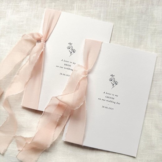 Wedding Letter to My Groom, Bride, Bridesmaid on My Wedding Day, Maid of Honour, Groomsman, Parents, Mum, Dad, Grandparents, Wedding Morning - Etsy