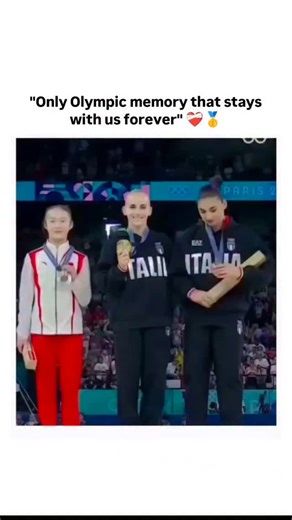 unique vives | ​🥇 The Viral Olympic Moment ​Event: Women's Gymnastics - Balance Beam Final (Paris 2024). ​The Scene: Italian gymnasts Alice D'Amato (Gold)... | Instagram