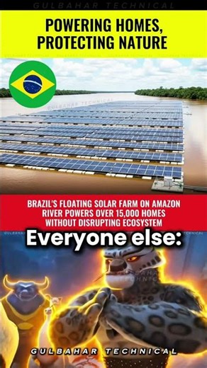 Brazil’s Floating Solar Farm Shocks the World ☀️