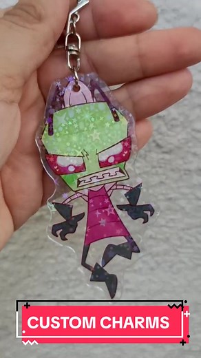 Custom Invader Zim Charms Unboxing and Review