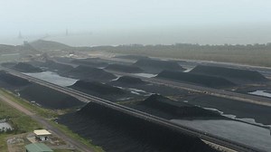 Flooding at Adani's Abbot Point coal terminal (2017)