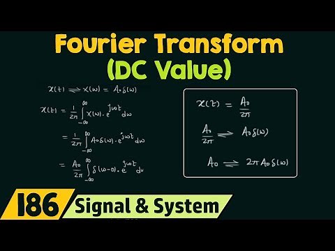 Fourier Transform of Basic Signals (DC Value)