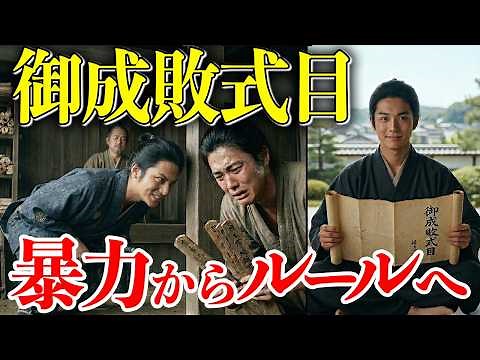 【北条泰時】武士のルール「御成敗式目」はなぜ作られたのか？