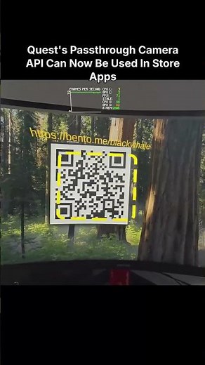 Quest's Passthrough Camera API Can Now Be Used In Store Apps