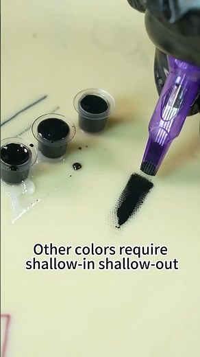 Today’s practice: How to create perfect shading using different black inks?#tattoocartridge