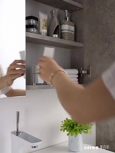 Queenswood-Tono series: Cement Grey cool color match with warmly yellow LED light, nature look without any hardware handle, simplicity and elegance, drawer and side cabinet with press and open. just a touch, the drawer open gently. Do you like it? Email: sales@queenswood.com.cn WhatsApp/Wechat: 86 13902793961 www.queenswoodhome.com | Foshan Queenswood Kitchen & Bathroom Industrial Co.,Ltd