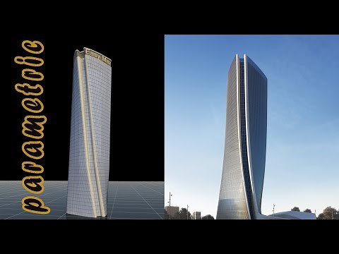 how to modeling Generali Tower building