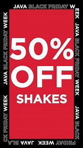 Double the fun this week with our tasty Black Friday Offers. We have everything from cake to shakes. Take your pick and enjoy!​ Terms and conditions apply​ ​ #JavaLove | Java House