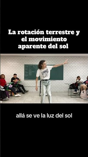 La rotación terrestre y el movimiento aparente del sol