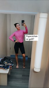 191K views · 6K reactions | Golf store shopping ⛳️ Such a great alternative if you don’t have a tack store nearby. Which one would you buy?  #equestrian #equestrianstyle #horseriding #ridingshirt #shopping | Equestlana | Facebook