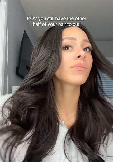 Girl Challenge: Curling Half of Your Hair
