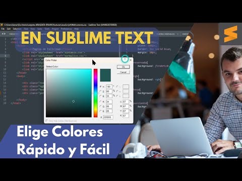 🎨¿Cómo elegir Color Picker en Sublime Text para tu desarrollo en HTML y CSS sin Salir del Editor? 🎯