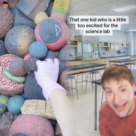 That one kid who is a little too exited for the science lab #greenscreen #pov #school #nostalgia