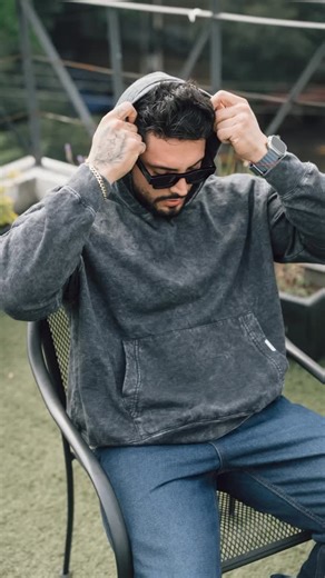 Leopard Training on Instagram: "¡New Drop! Essential Acid Hoodie ⚓️ Gray | Black Link in Bio 🔗 #leopardtraining #oversized #streetwear"