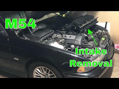 M54 Intake Removal on BMW E39 530i