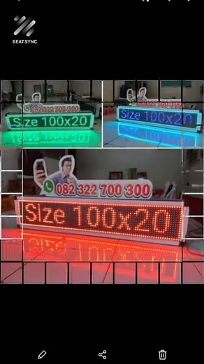 Jam Digital Masjid - Jam Dinding Masjid Digital - Jam Sholat Running text