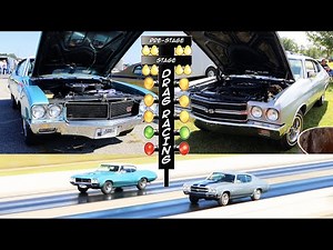 1970 Chevrolet Chevelle SS454 LS6 vs 1970 Buick GS 455 Stage 1 | Stock Drag Race