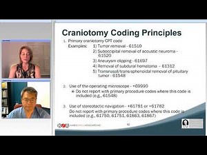 Principles of CPT Coding for Cranial Procedures and E&M Coding (Preview)