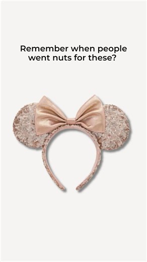 The rose gold ear obsession was absolutely unhinged #disney #mickeyears #nostalgia