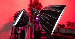 Aputure's New Compact Light Domes Are Designed to Deploy Quickly