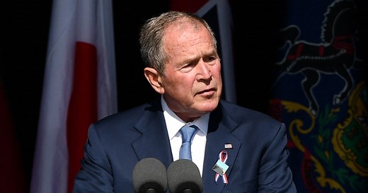In 9/11 speech, Bush pays tribute to 'America I know,' calls out domestic terrorism threat