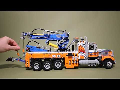 Play features and functions of LEGO® Technic 42128 Heavy-duty Tow Truck