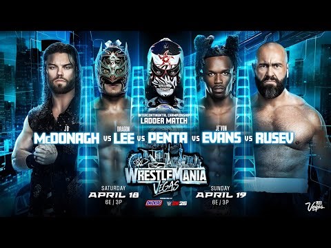 Penta (c) vs. Je'Von Evans vs. Dragon Lee vs. JD McDonagh vs. Rusev | Fatal Five-Way Ladder Match