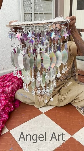 Extra Ordinary 💿 Ideas to Recycle Waste CDs into Something Useful ❤ Wall Hanger With CD #recycle | Angel Art