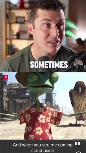 Rango is more of a coward cowboy