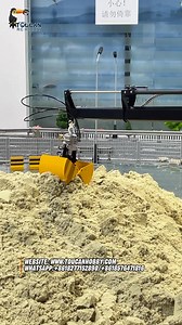 1/14 5-axles 10x10 RC hydraulic crane dump truck, when paired with the customized yellow metal hydraulic clamshell bucket, what kind of exciting results will be produced? #RCmodel #RCworld #RClife #RClover #RCcommunity #RCtoys #RC #Dumper #Bucket #Toucanhobby | oliverhobby.com