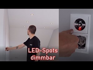 Dimmable LED spotlights! (Installation under real-life conditions) ElektroM