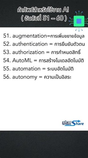 500 AI Terms (51–60) #Vocabulary