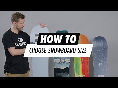 How to Choose the Snowboard Size | Snowboard Size Guide | SkatePro
