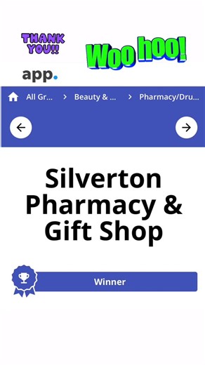 🎉 The results are in… and WE WON! 🎉 We’re so excited to share that Silverton Pharmacy has been voted Best Pharmacy — and it’s all thanks to YOU! 💙💚 Your support, your votes, and your trust in us mean the world. We truly love being your neighborhood pharmacy & gift shop, and we can’t wait to keep serving you with the best care, the best gifts, and the best customer experience. Thank you for helping us bring this award home! 🏆✨ #silvertonpharmacygifts #pharmacy #app #communitychoiceawards | S