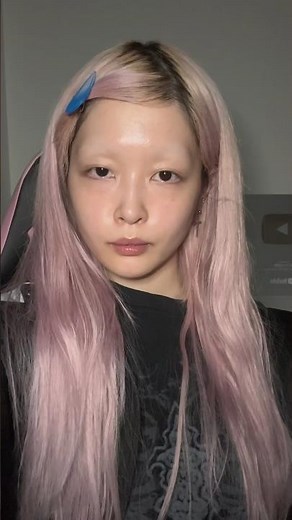【変身】眉なし海坊主から黒髪バチイケ女になるメイク💄
